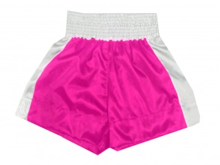 Old School Boxing Shorts : KNBSH-301-Classic-Pink
